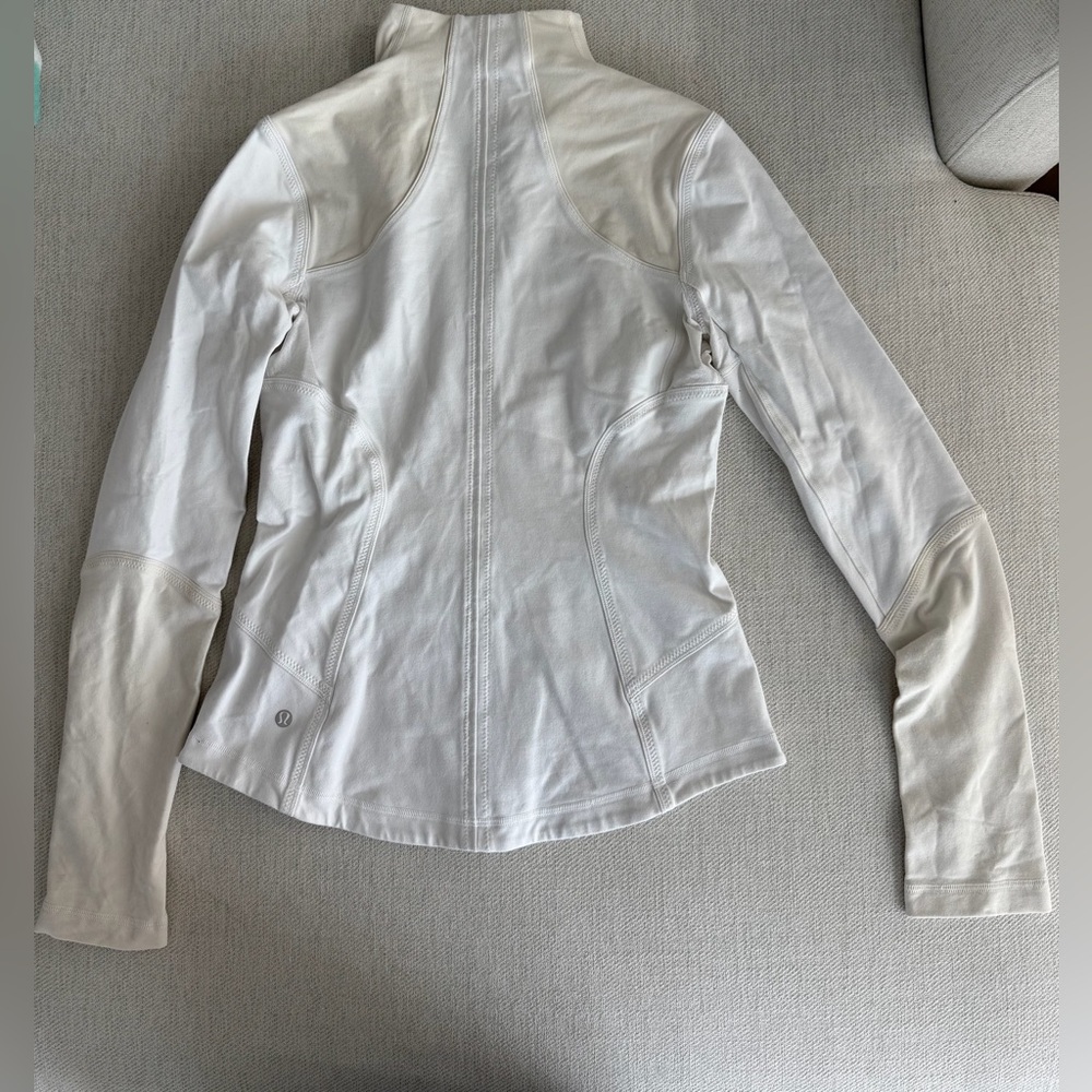 Lululemon Athletica Cream Utility Jacket